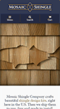 Mobile Screenshot of mosaicshingles.com